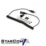 Starcom SH-006 headset voor open- en systeemhelm-230