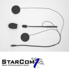 Starcom SH-006 headset voor open- en systeemhelm-0