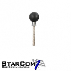 Ram B273U 1/4-20 threaded stainless steel bolt met rubbere bol-0